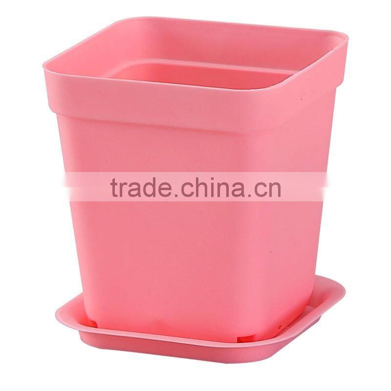 small square plastic flower pot injection mould