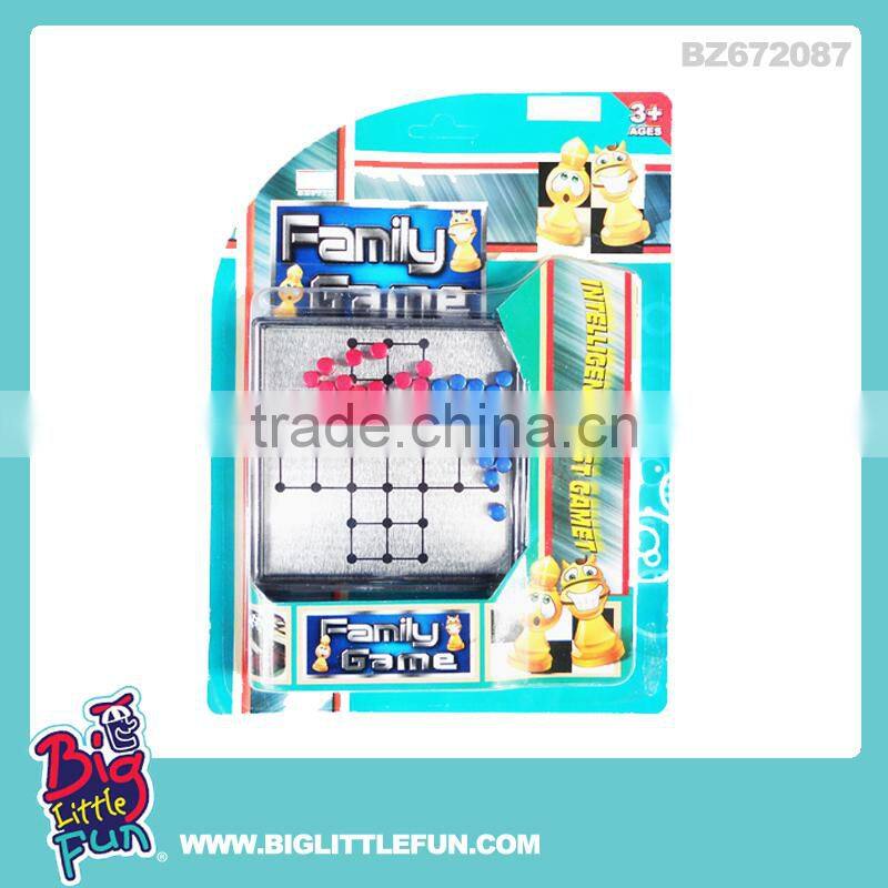 Alloy toys backgammon checkers chess game set