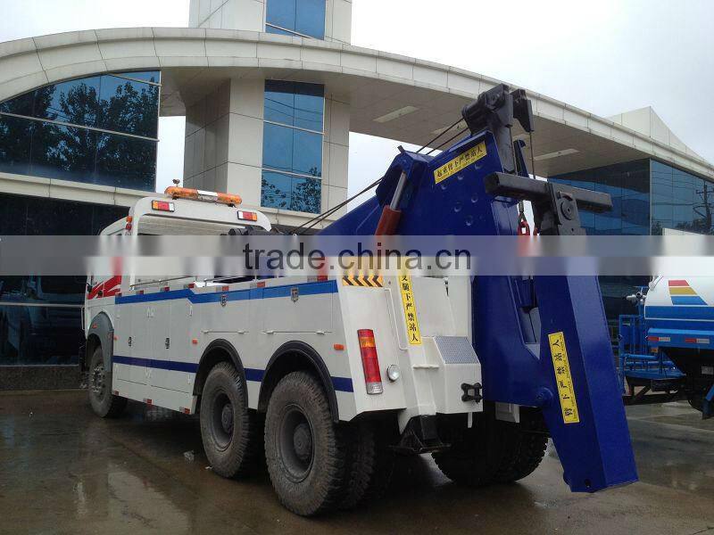 BeiBen 6x4 road wrecker truck, tow truck,50 ton wrecker towing truck
