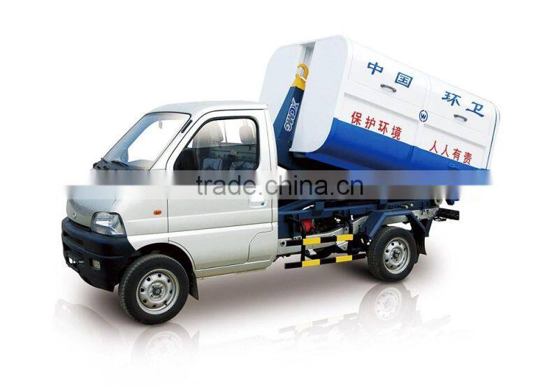 Dongfeng small hook arm garbage truck for sale for sale