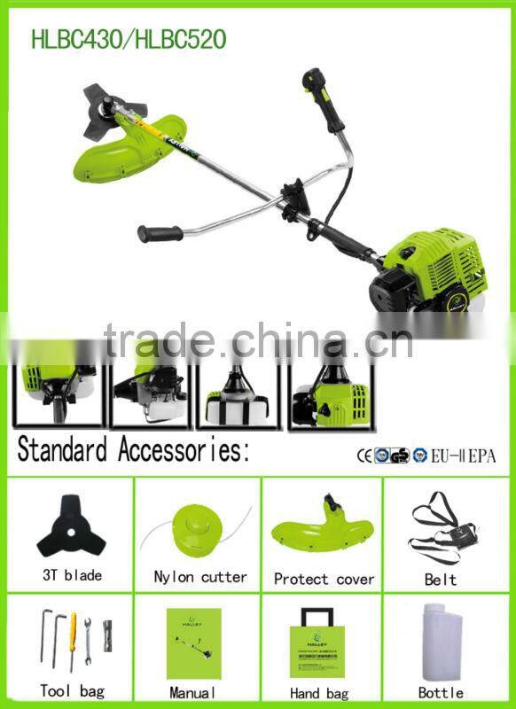 Strong power garden artificial grass cutter 63cc HLBS630