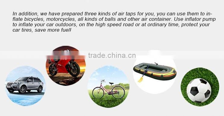 Metal Double cylinder Mini Car air compressor/Car inflator