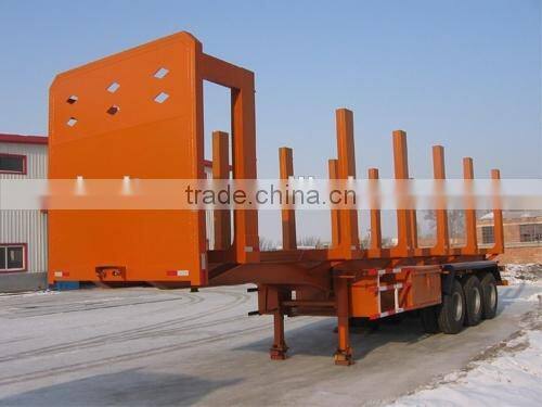 timber semi truck trailer / log loader trailer