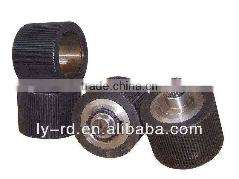 Roller with shell and assembly