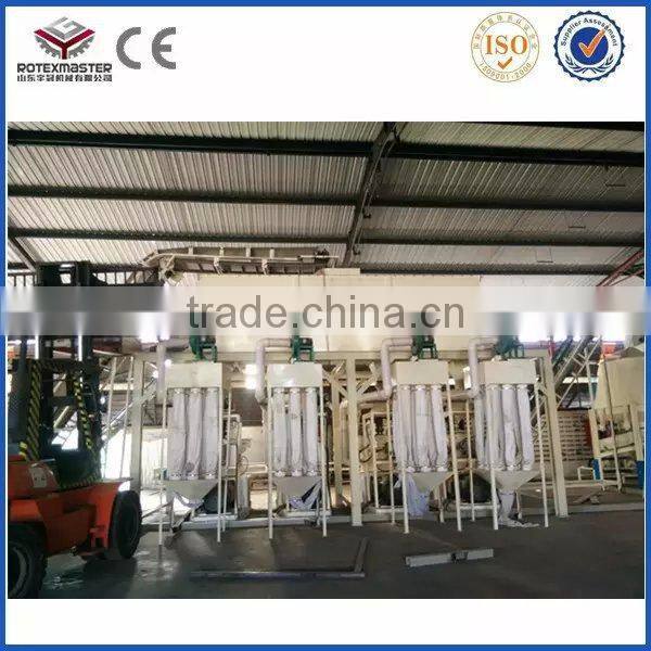 High capacity wood pellet making machine for biomass project with screw feeder