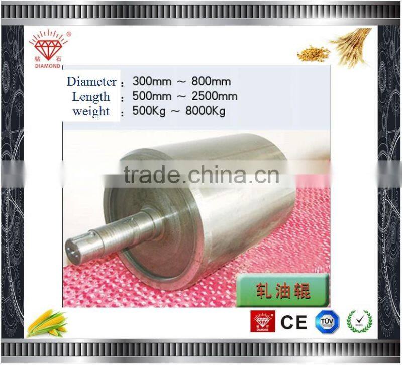 Rubber tread roller for rubber press milling machine