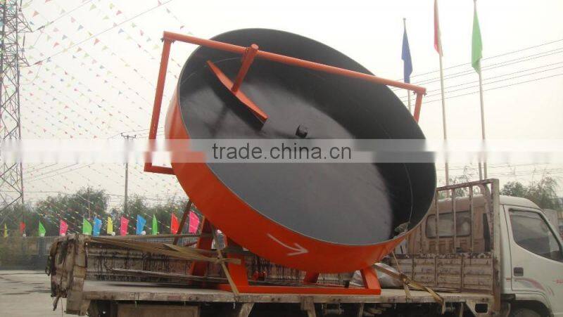 pan granulator for making organic fertilizer
