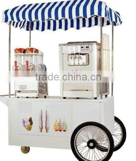 ice cream food trailer/yogurt kiosk/food kiosk/hot dog cart