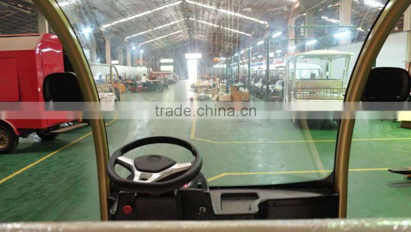 Latest model amusement park 14 passenger electric tourist shuttle bus