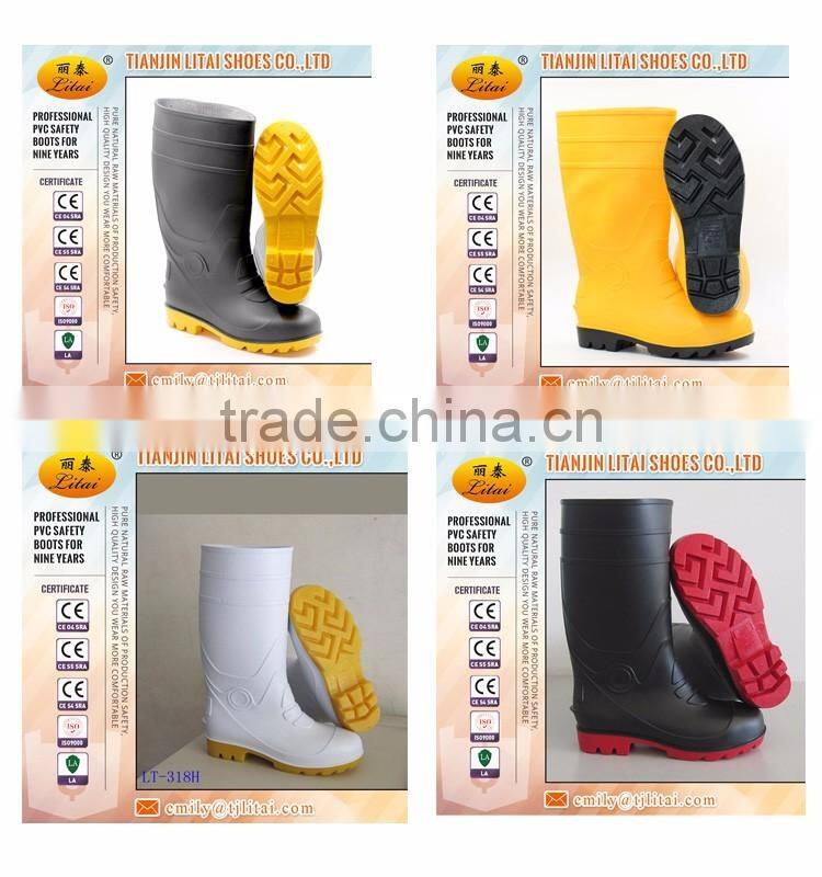 China Wholesale Oil Resistant Rain Boots PVC for Kitchen