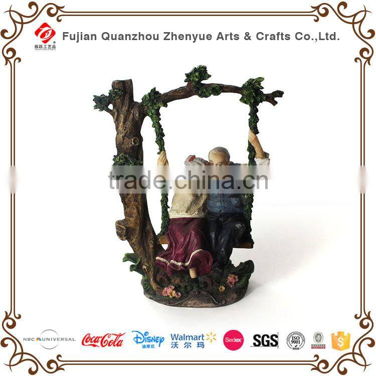 2015 handmade crafts resin grandma figurine