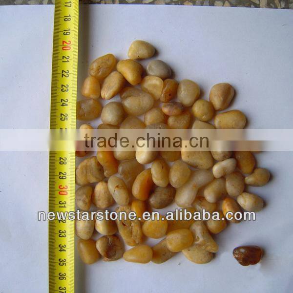 Natural river rock pebble mosaic