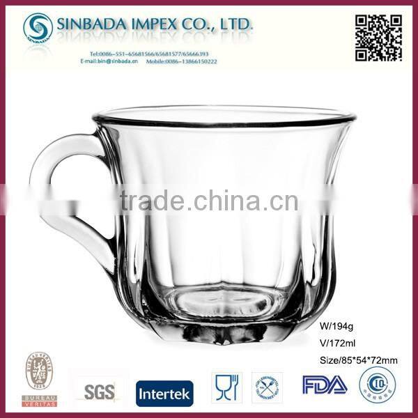 SGS Level KTZB60, Grade A wholesale bulk small lids glass coffee mug