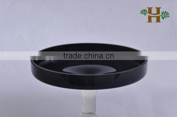 Black Glass Cake Stand, Candy Buffet, Serving Dish