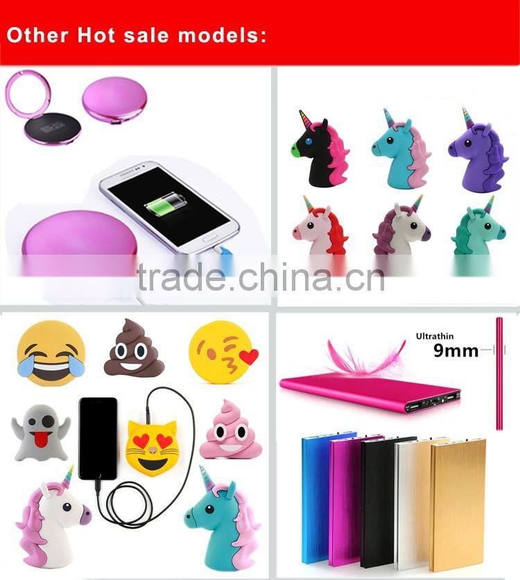 Power Bank Gift Set 4000mah Mirror Power Bank, External Battery Charger For Women