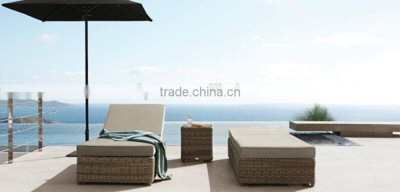 2017 Sigma SGS all weather french unique rattan cheap chaise lounge chairs