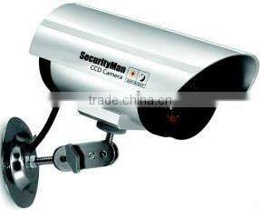 New Arrival!! Solar powered Vandal-proof Dummy security IR camera w/ outdoor rain shield for outdoor