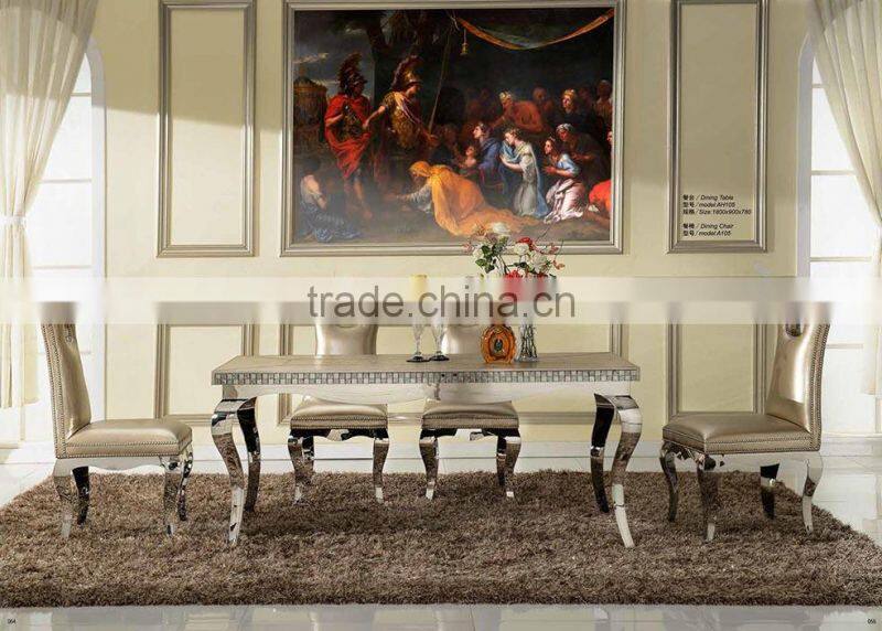best seller stainless steel dining table new arrive AH105