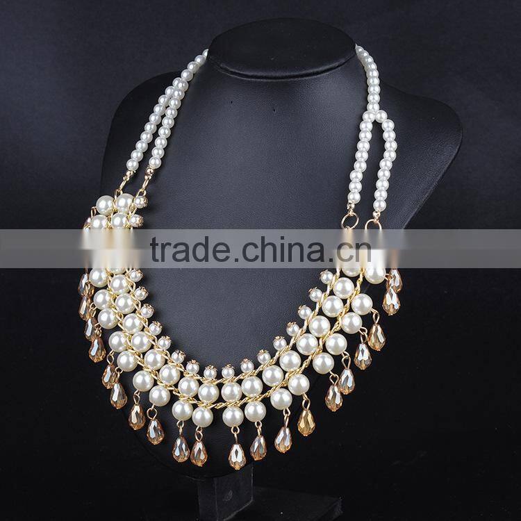 Handmade alloy zircon jewelry necklace