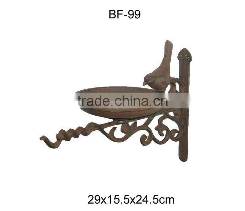European style antique Cast iron round bird feeder