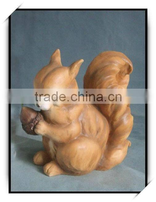 Gift craft zoo outdoor desk top decor small squirrel