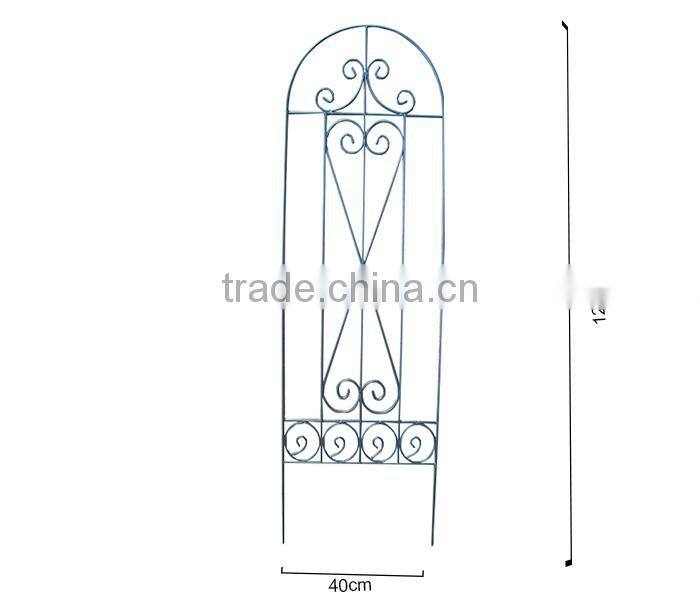 Metal Scrollwork Garden Trellis Yard Decoration