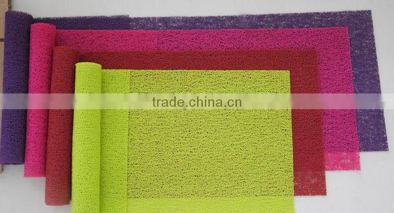 Colorful Uunpatterned Plastic Placemat