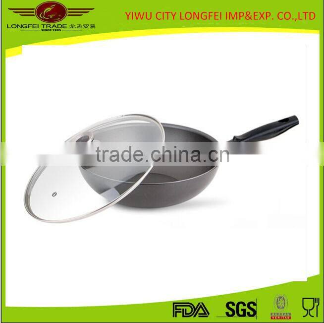 Chinese Kitchen Cooking Tools Aluminum Tensile Wok Pan