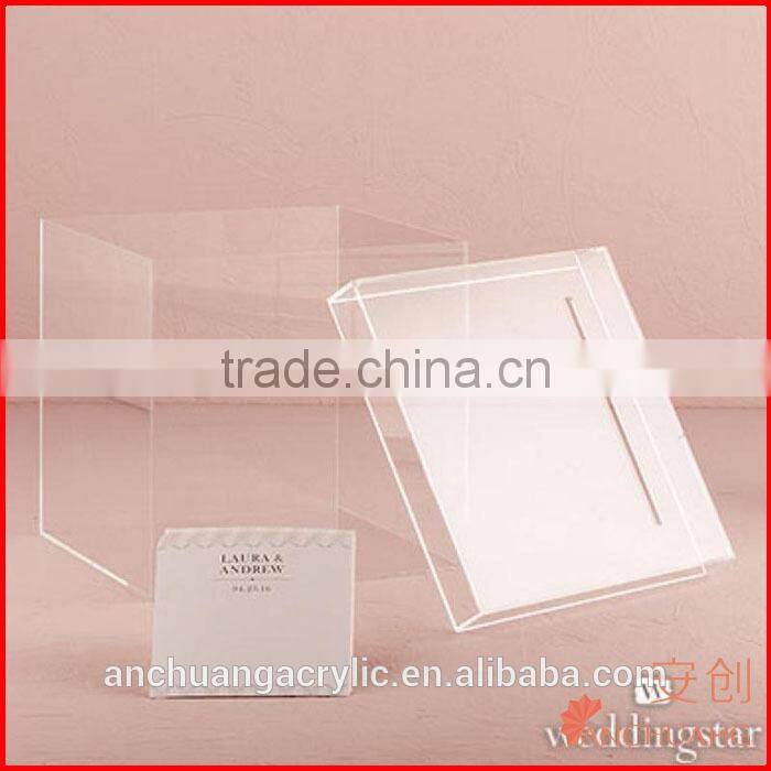 Custom Acrylic Wedding Invitation Card Box