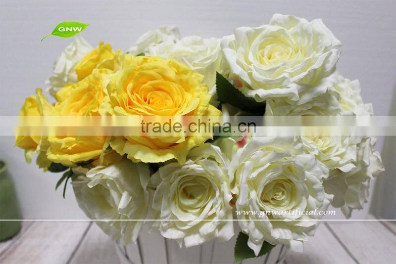 GNW FL-RS45-6-8CM large diameter 6 heads rose flower for decoration