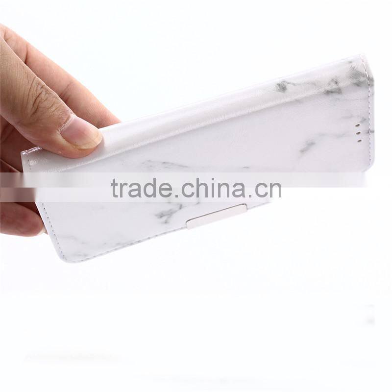 Noble design high quality marble PU card bumper/pocket cell phone case for Samsung
