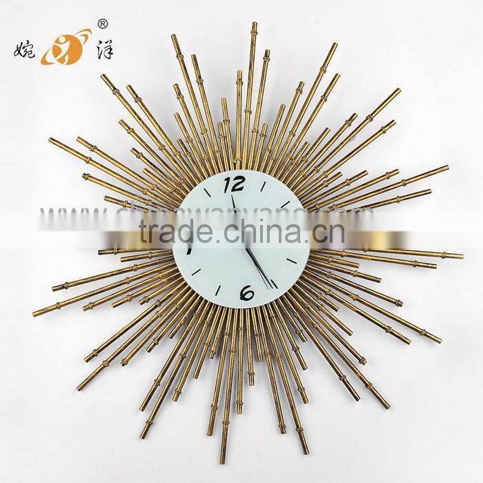 China Supplier Brassy Yellow Cool Description For A Wall Clock