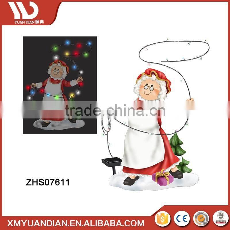 Decoration Wholesale Craft Supplies Resin Craft Animal Cat Led Light Personalized Christmas Ornaments