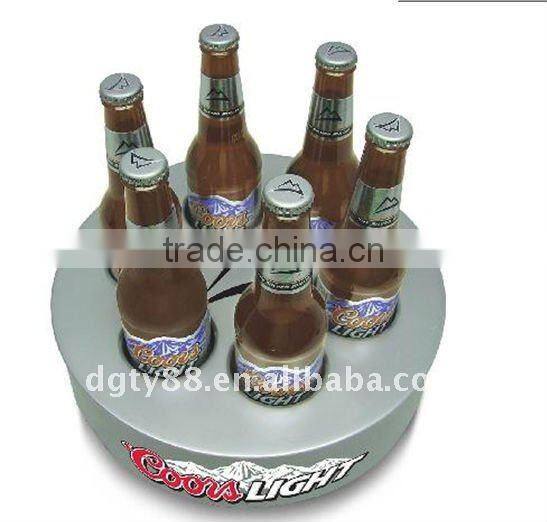 vac-formed plastic circular objects frame with exquisite printing for beer