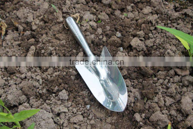 BADI hot sale stainless steel agricultural and garden mini shovel with scale on the head