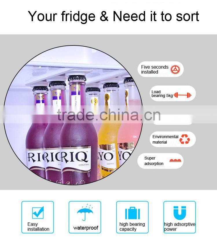 2017 new kitchen tool Magnetic Bottle Storage Fridge Strips