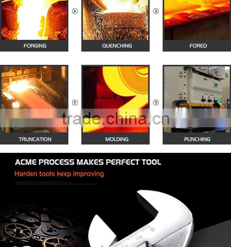 Professional Dipped Handle Adjustable Wrench