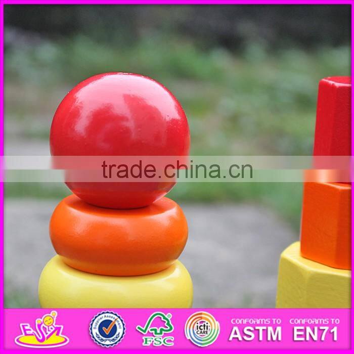 2016 new design children educational wooden shape sorter toy W13D130