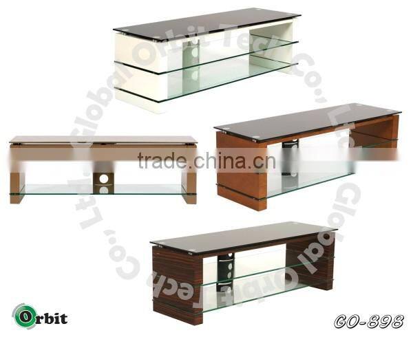 New design living room lcd tv stand cheap wooden furniture