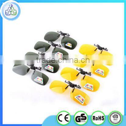 Wholesale night vision polarized clip on sunglasses made in ningbo