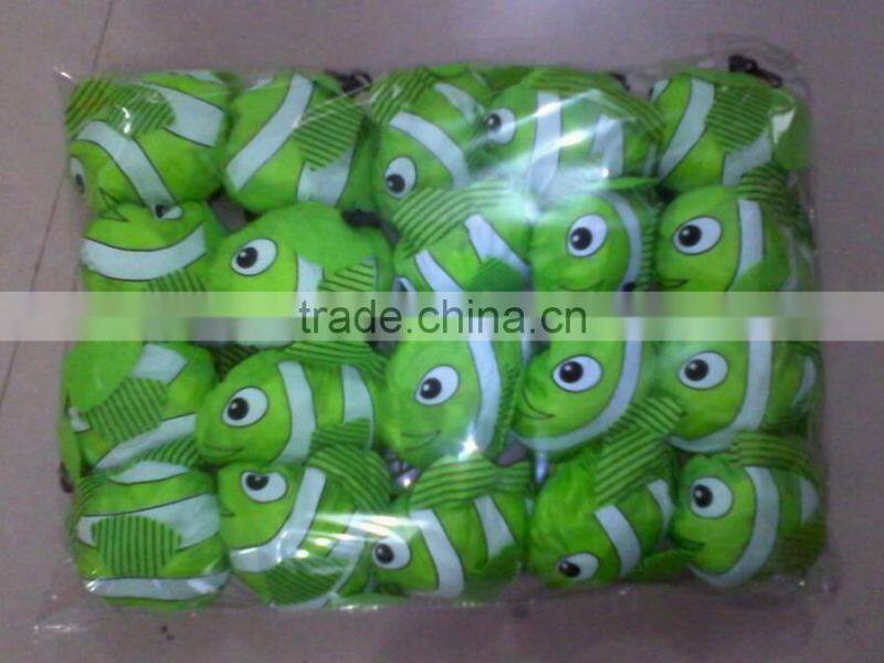 Cute Nemo Fish polyester foldable grocery shopping bag