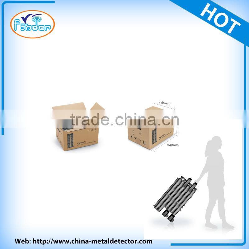 Waterproof Portable Doorframe Walkthrough Metal Detector, 6 Zones Archway Metal Detector Door TEC-700E
