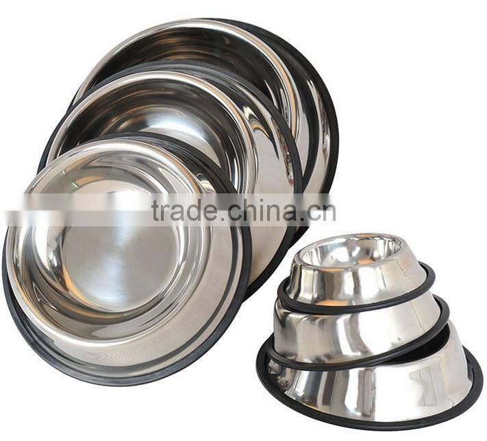 Hot sale stainless steel pet food container bowl