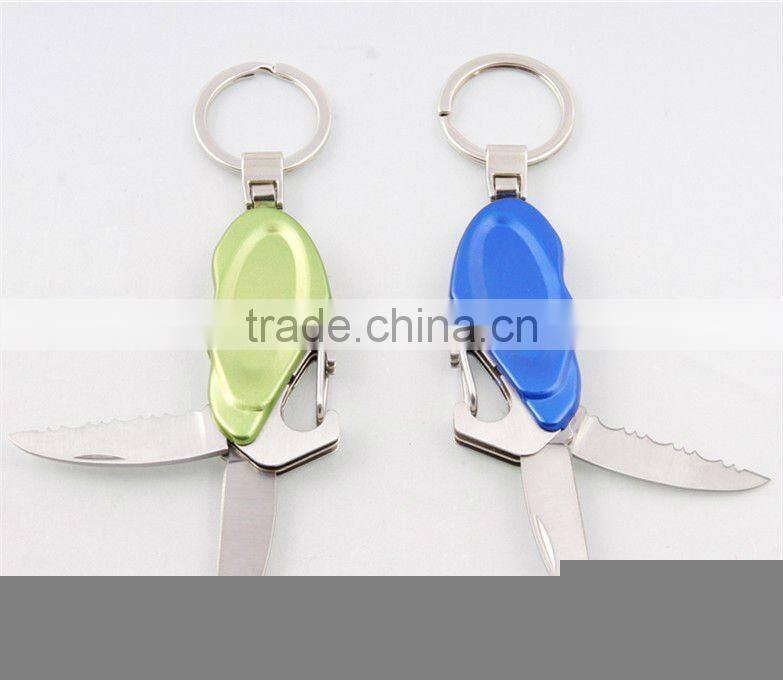 2014 Small multi cheap bottle opener keychain knife tools K902A