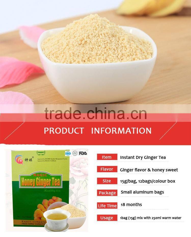 Instant Ginger Tea with Honey, FDA Certificate, Red Dates Ginger Tea, Lemon Tea