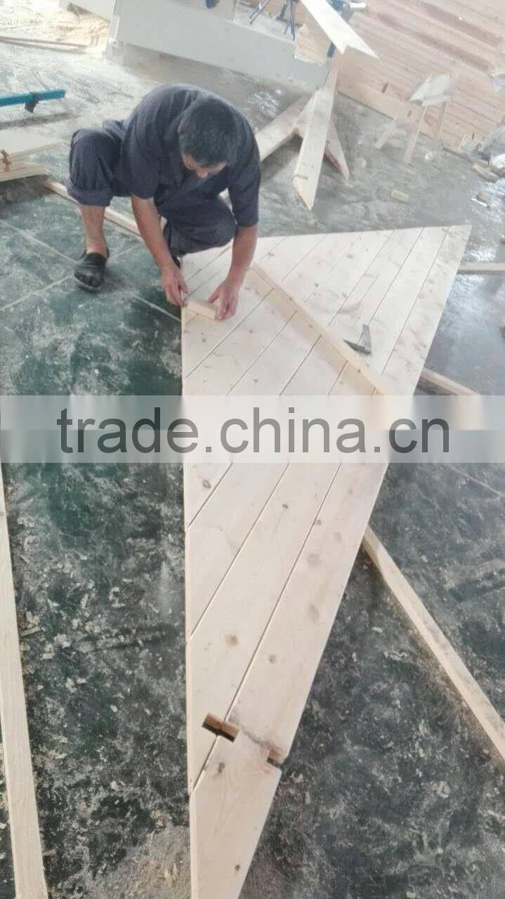 FBRWH005 outdoor modern prefabricated modular log Wood house