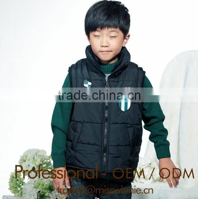 inexpensive boy vest,sleeveless winter vest,boys sleeveless jacket