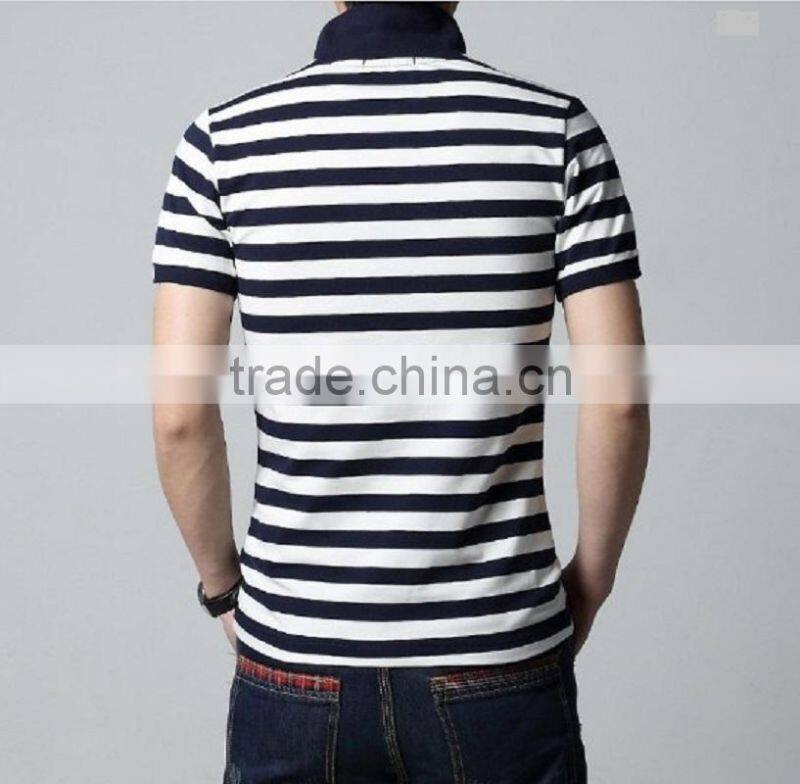 stripe high quality polo men tshirt ,casual men or women polo,couple polo t shirt for sporting