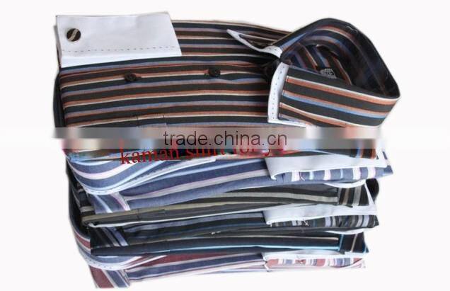 French cuff shirts for man double collar fashion dress man shirts
