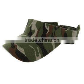 Custom high crown Golf style visors black cap